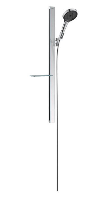 HG Rainfinity® Duş seti 130 3jet duş barı 90 cm ve sabunluk ile